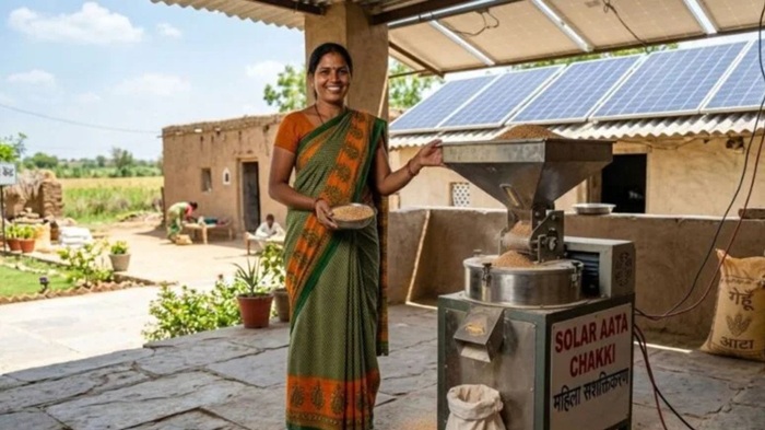 Free Solar Aata Chakki