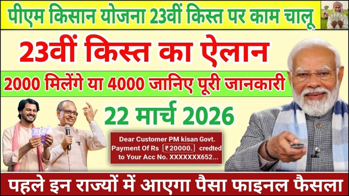 PM Kisan Yojana New Kist March 2026
