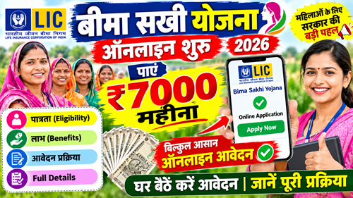 Bima Sakhi Yojana Apply Online 2026